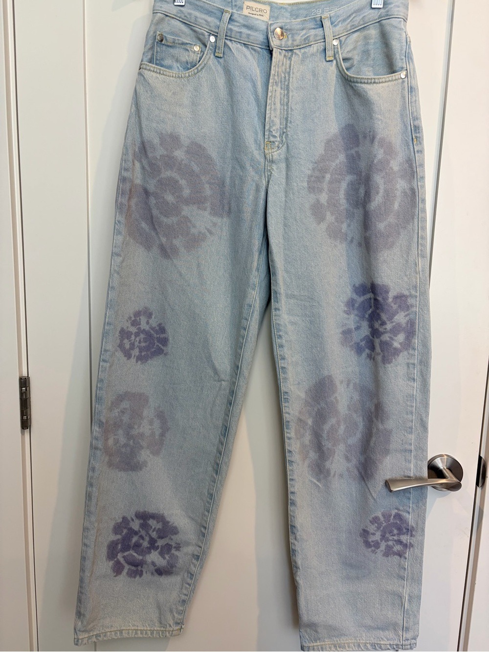 Pilcro Anthropologie Light Wash Jeans Size 28 100% Cotton